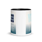 Psalm 119:11 - Bible Verse, hidden your word White Ceramic Mug with Color Inside