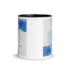 Deuteronomy 6:5 Bible Verse, your God White Ceramic Mug with Color Inside