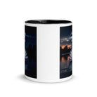 John 14:6 Bible Verse The Father White Ceramic Mug with Color Inside