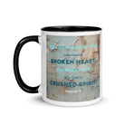 Psalm 34:18 - Bible Verse, The LORD is Near Mug Color Inside