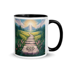 John 14:6 Bible Verse The Truth White Ceramic Mug with Color Inside Black 11 oz
