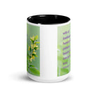 Eph 4:2 - Bible Verse, one another in love White Ceramic Mug with Color Inside