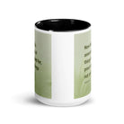 Heb 11:1 - Bible Verse, faith is assurance White Ceramic Mug with Color Inside