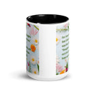 Jer 29:11 - Bible Verse, to give you hope White Ceramic Mug with Color Inside