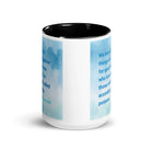 Rom 8:28 - Bible Verse, together for good White Ceramic Mug with Color Inside