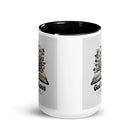 1 John 4:8 - Bible Verse, God is Love White Ceramic Mug with Color Inside