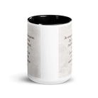 Joshua 1:9 Bible Verse, Be strong White Ceramic Mug with Color Inside