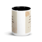 Joshua 24:15 Bible Verse, will serve White Ceramic Mug with Color Inside