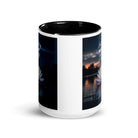 John 14:6 Bible Verse The Father White Ceramic Mug with Color Inside