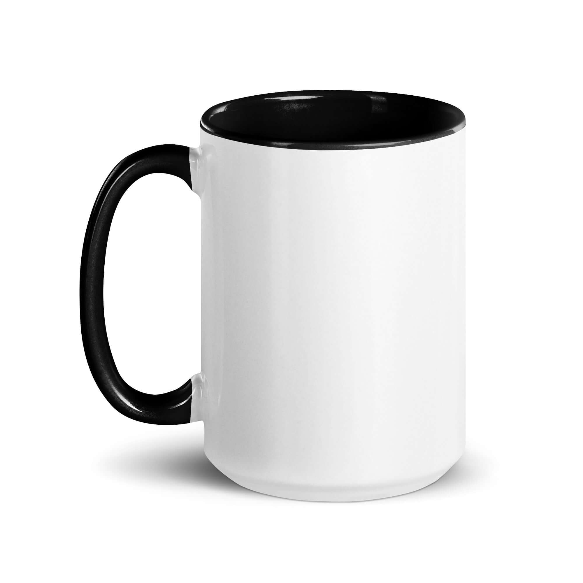 Isaiah 9:6 - Bible Verse, Mighty God White Ceramic Mug with Color Inside