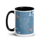 Revelation 21:4 Bible Verse, every tear White Ceramic Mug with Color Inside