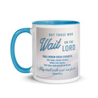 Isaiah 40:31 - Bible Verse, Wings like Eagles Mug Color Inside