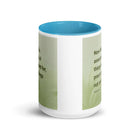 Heb 11:1 - Bible Verse, faith is assurance White Ceramic Mug with Color Inside