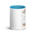 Jeremiah 29:13 - Bible Verse, seek me White Ceramic Mug with Color Inside