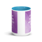 Exodus 15:26 Bible Verse, in his eyes White Ceramic Mug with Color Inside