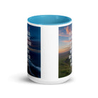 John 14:26 Bible Verse will teach White Ceramic Mug with Color Inside