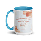 Jeremiah 29:13 - Bible Verse, find me White Ceramic Mug with Color Inside