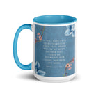 Revelation 21:4 Bible Verse, every tear White Ceramic Mug with Color Inside