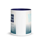 Psalm 119:11 - Bible Verse, hidden your word White Ceramic Mug with Color Inside