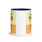 Heb 4:12 - Bible Verse, living and active White Ceramic Mug with Color Inside