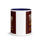 Matt 11:29-30 - Bible Verse, learn from me White Ceramic Mug with Color Inside