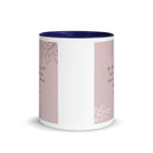 Jeremiah 29:13 - Bible Verse, you search White Ceramic Mug with Color Inside