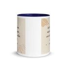 Joshua 24:15 Bible Verse, will serve White Ceramic Mug with Color Inside