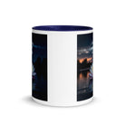 John 14:6 Bible Verse The Father White Ceramic Mug with Color Inside