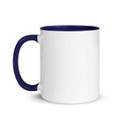 Isaiah 9:6 - Bible Verse, Mighty God White Ceramic Mug with Color Inside