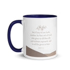 James 1:5 Bible Verse, ask of God White Ceramic Mug with Color Inside