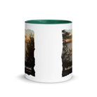 Psalm 46:10 Bible Verse, Sunset Glory Mug Color Inside