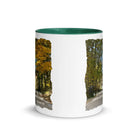 Prov 3:6, Bible Verse, Fall Road Mug Color Inside