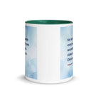 Phil 4:19 - Bible Verse, God will supply White Ceramic Mug with Color Inside