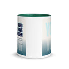 Psalm 119:11 - Bible Verse, hidden your word White Ceramic Mug with Color Inside