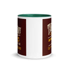 Matt 11:29-30 - Bible Verse, learn from me White Ceramic Mug with Color Inside