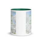 James 4:8 Bible Verse, Draw near White Ceramic Mug with Color Inside