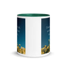 James 4:8 Bible Verse, near to you White Ceramic Mug with Color Inside