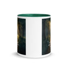 John 14:6 Bible Verse I Am White Ceramic Mug with Color Inside