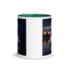 John 14:6 Bible Verse The Father White Ceramic Mug with Color Inside