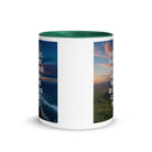 John 14:26 Bible Verse will teach White Ceramic Mug with Color Inside
