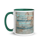 Psalm 34:18 - Bible Verse, The LORD is Near Mug Color Inside