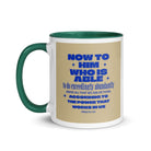 Eph 3:20 - Bible Verse, power in us White Ceramic Mug with Color Inside