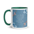 Revelation 21:4 Bible Verse, every tear White Ceramic Mug with Color Inside