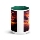 Psalm 107:1 - Bible Verse, Give Thanks to the Lord Mug Color Inside