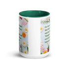 Jer 29:11 - Bible Verse, to give you hope White Ceramic Mug with Color Inside