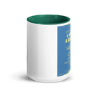 Isaiah 9:6 - Bible Verse, Mighty God White Ceramic Mug with Color Inside