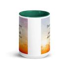 James 4:8 Bible Verse, he will draw White Ceramic Mug with Color Inside