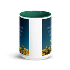 James 4:8 Bible Verse, near to you White Ceramic Mug with Color Inside