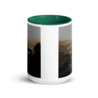 James 4:8 Bible Verse, Cleanse your White Ceramic Mug with Color Inside