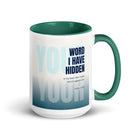 Psalm 119:11 - Bible Verse, hidden your word White Ceramic Mug with Color Inside